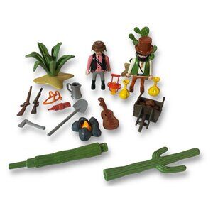 1994 Geobra Playmobil 3802 Gold Mine Parts Lot Toys
